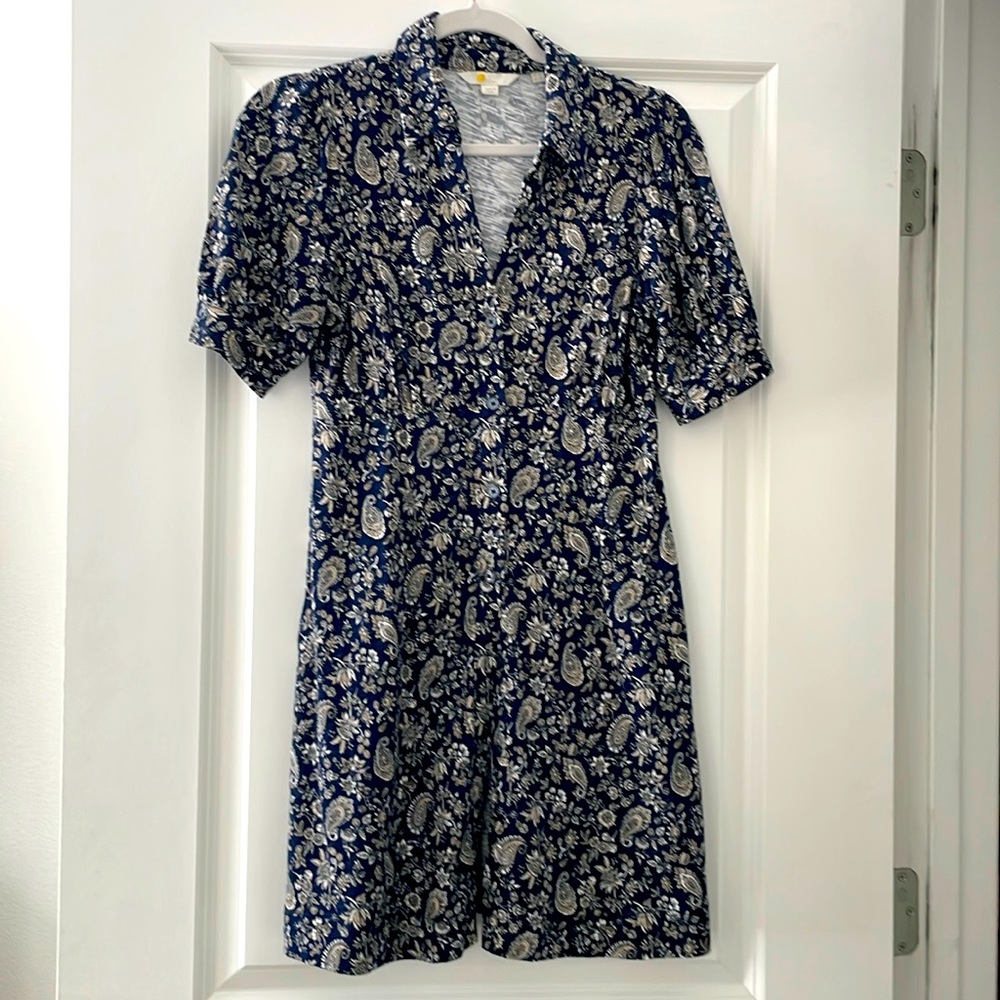 Boden Knit Navy Dress 2P